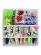 101-Piece Hard And Soft Fishing Lure Set With Tackle Box