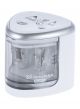 2-Holes Electric Pencil Sharpener Silver