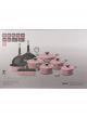 Aluminium Cookware Set Black 3-Piece (Fry Pan + Sauce Pan)