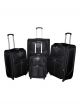 Softside 4 Piece Luggage Trolley Set