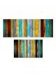 2-Piece Elegant Polyester Chenille Bath Mat Set Multicolour