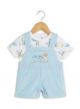 Bear T-Shirt and Onesie Set Blue